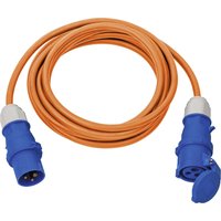 Brennenstuhl Caravan Extension Cable Plug and Socket orange 5m
