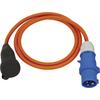 Brennenstuhl adapter cable plug CEE230V Schuko coupling orange 1.5m