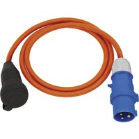 Brennenstuhl Adapter Leitung Stecker CEE230V Schutzkontakt Kupplung orange 1,5m