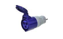PAT adapter coupling from Schuko to CEE