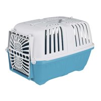 Jollypaw Transportbox Plastic XS-S blauw / lichtgrijs
