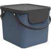 Rotho Albula Recycling Bin System 40 litres horizon blue