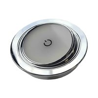 Dimatec Einbaustrahler beweglich LED 1,2 Watt  Chrom glänzend 