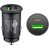 Goobay Dual-USB Auto Schnellladeger&auml;t USB-A und USB-C Power Delivery 