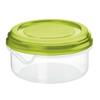 Rotho refrigerator box round/flat Rondo 0.4 liters lime green
