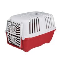 Jollypaw Transportbox Plastic XS-S rood / lichtgrijs