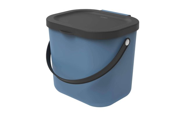 Rotho Albula recycling waste system 6 liters horizon blue