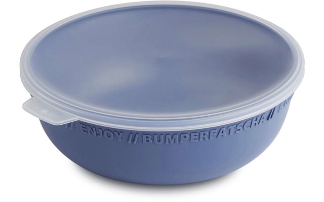Rotho Bowl with lid Tresa 1.02 liters blue