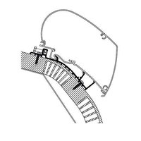 Adaptateur pour auvent Carthago C-Line &ge; 2014 Thule
