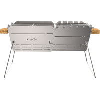 Knister Premium Uitschuifbare Houtskoolgrill