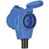 Brennenstuhl Angle Coupling CEE 230V 16A Schuko socket outlet blue
