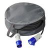 PAT cable bag for CEE extension cable gray