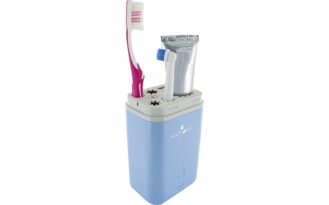 Schwaiger Stérilisateur UV pour brosses à dents bleu