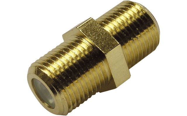 Conector de cable Schwaiger F chapado en oro
