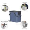 Rotho Albula recycling waste system 25 litres horizon blue