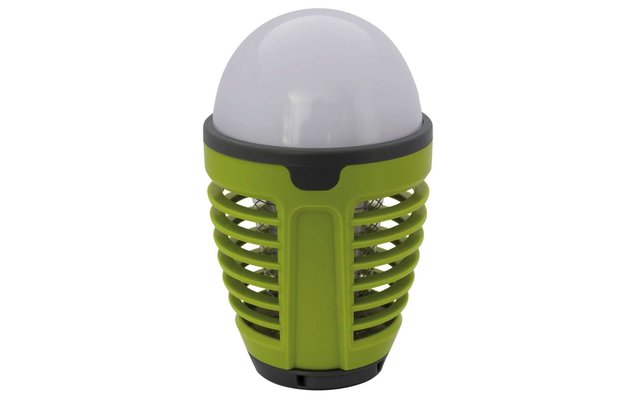 Eurotrail Anti Mücken wiederaufladbare Lampe mit einer 2 in 1 Funktion grün