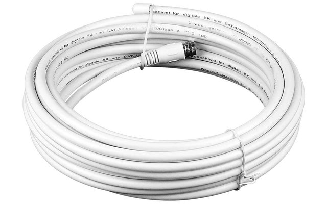 Goobay 100 dB coaxial antenna cable set LNB connection cable 10 m