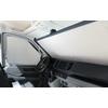 Oscurecedor frontal Remis REMIfront V VW Crafter desde 2019, vertical, vehículo con compartimento portaobjetos superior, marco gris, plisado gris claro