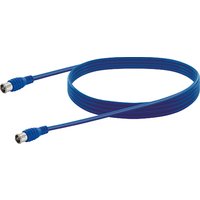 Cable coaxial flexible SAT de Schwaiger con conector F Quick de 5 m