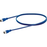 Cable coaxial flexible SAT de Schwaiger con conector F Quick de 3 m