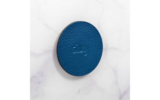 Cuscinetti magnetici Silwy 6,5 cm set di 4 blu