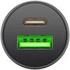 Goobay Cargador rápido de coche USB-A y USB-C Power Delivery