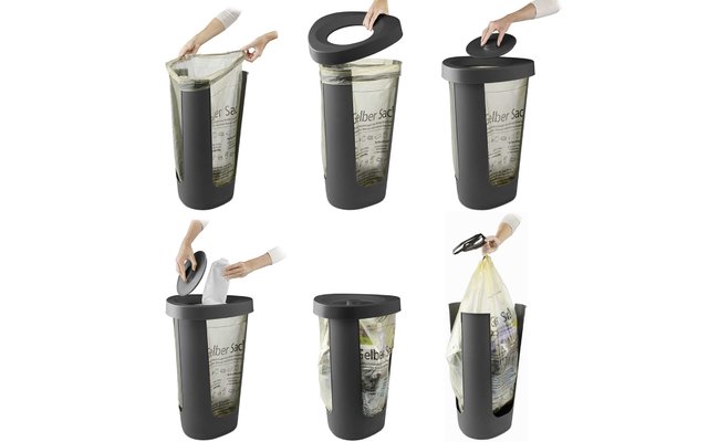 Rotho Fabu soporte para bolsas de basura de 50 litros