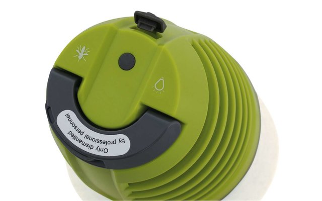 Eurotrail Anti-Moustiques lampe rechargeable avec une fonction 2 en 1 vert