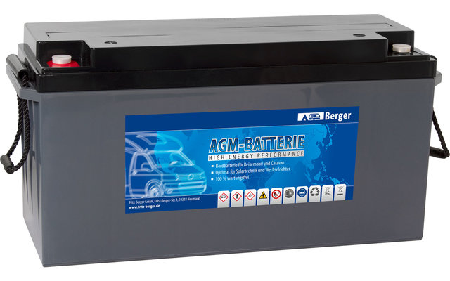 Berger FB150 Deep Cycle AGM Batterie 12 V / 150 Ah