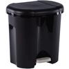 Rotho Waste Bin Duo 2 x 10 litres black