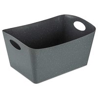 Koziol BOXXX L Aufbewahrungsbox 15 Liter recycled ash grey