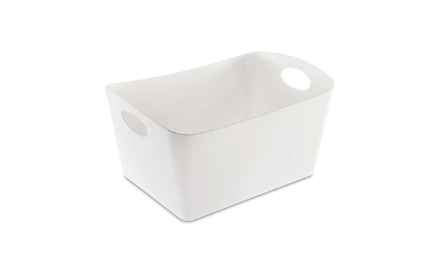 Koziol Storage Box BOXXX L bianco riciclato 15 litri bianco