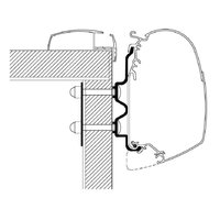 Thule awning adapter Hobby Optima Ontour