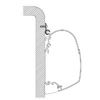 Thule Markisenadapter Caravan Rail 20 x 3,0m