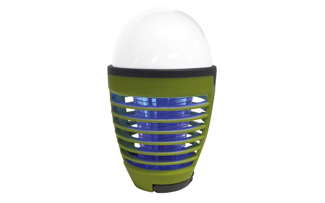 Eurotrail Anti Mosquito lampada ricaricabile con una funzione 2 in 1 verde