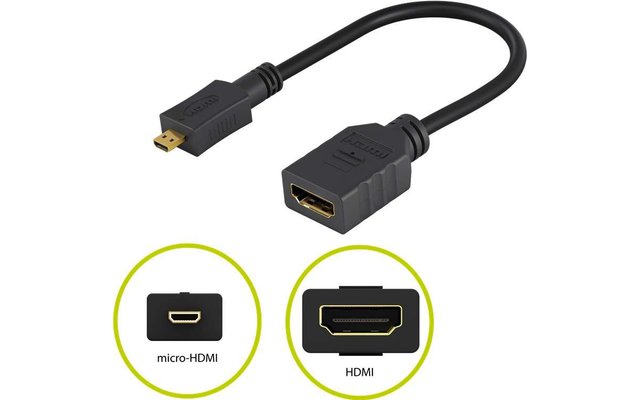 Goobay Micro HDMI / Adaptador HDMI