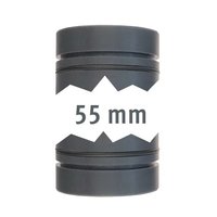 Lilie Rohr 40 mm beid. mit O-Ring 55mm und Au&szlig;enringnut