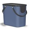 Papelera de reciclaje Rotho Albula 25 litros azul horizonte