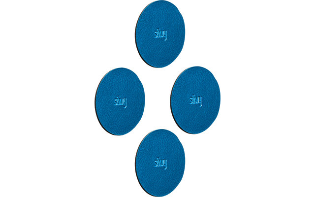 silwy® Magnetic Pads 6.5 cm Set of 4 blue