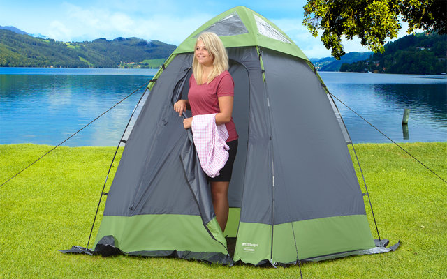 Berger Starter Set Campingtoilette Comfort inkl. Universalzelt und Toilettenzubehör