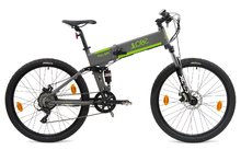 LLobe opvouwbare mountain e-bike 27.5 inch grijs