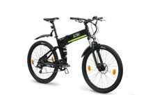 LLobe opvouwbare mountain e-bike 27.5 inch zwart