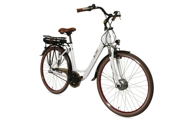 LLobe Metropolitan Joy City-E-Bike 28 Zoll 13 Ah weiß