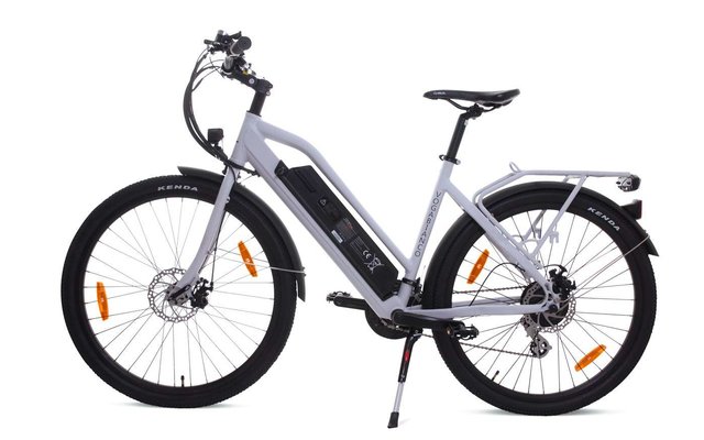 Llobe Voga Bianco Urban Trekking E Bike 27.5 inch 10.4 Ah