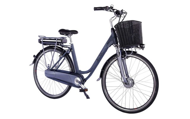 Llobe City e-bike 28 inch Zwart Motion 2.0 zwart 10.4 Ah