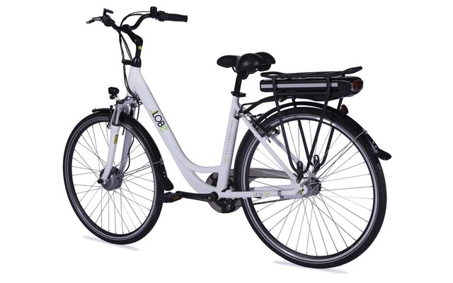 LLobe Metropolitan Joy City e-bike 28 inch white 8 Ah