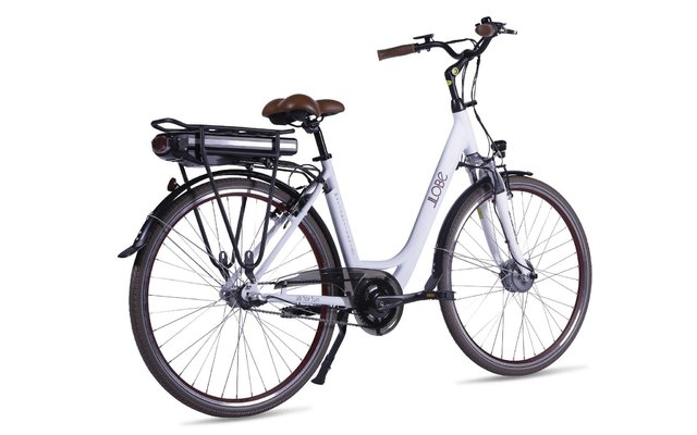 LLobe Metropolitan Joy City e-bike 28 inch 8 Ah wit