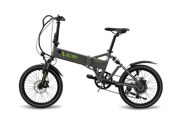 Vélo électrique pliable LLobe City III 20 pouces 10,4 Ah gris
