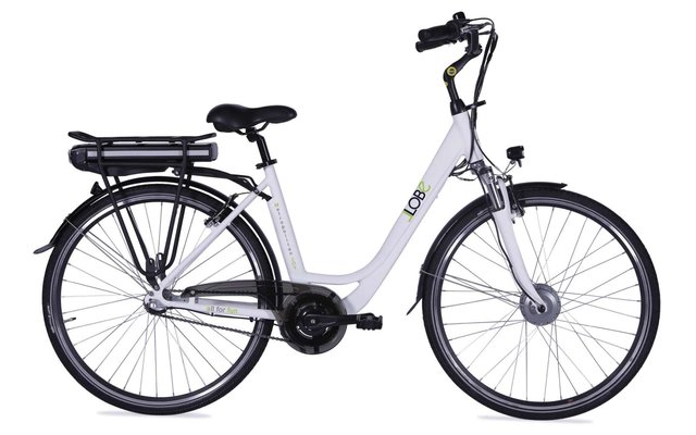 LLobe Metropolitan Joy City e-bike 28 inch wit 8 Ah