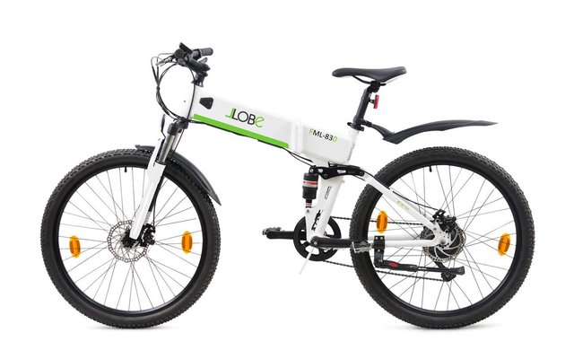 LLobe Falt-Mountain-E-Bike 27,5 Zoll weiß